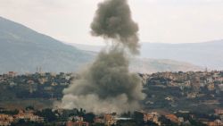 Smoke billows from the site of an Israeli air strike in the Lebanese village of Khiam, near the Lebanon-Israel border, on September 23, 2024. The Israeli military on September 23 told people in Lebanon to move away from Hezbollah targets and vowed to carry out more "extensive and precise" strikes against the Iran-backed group. (Photo by Rabih DAHER / AFP) (Photo by RABIH DAHER/AFP via Getty Images)