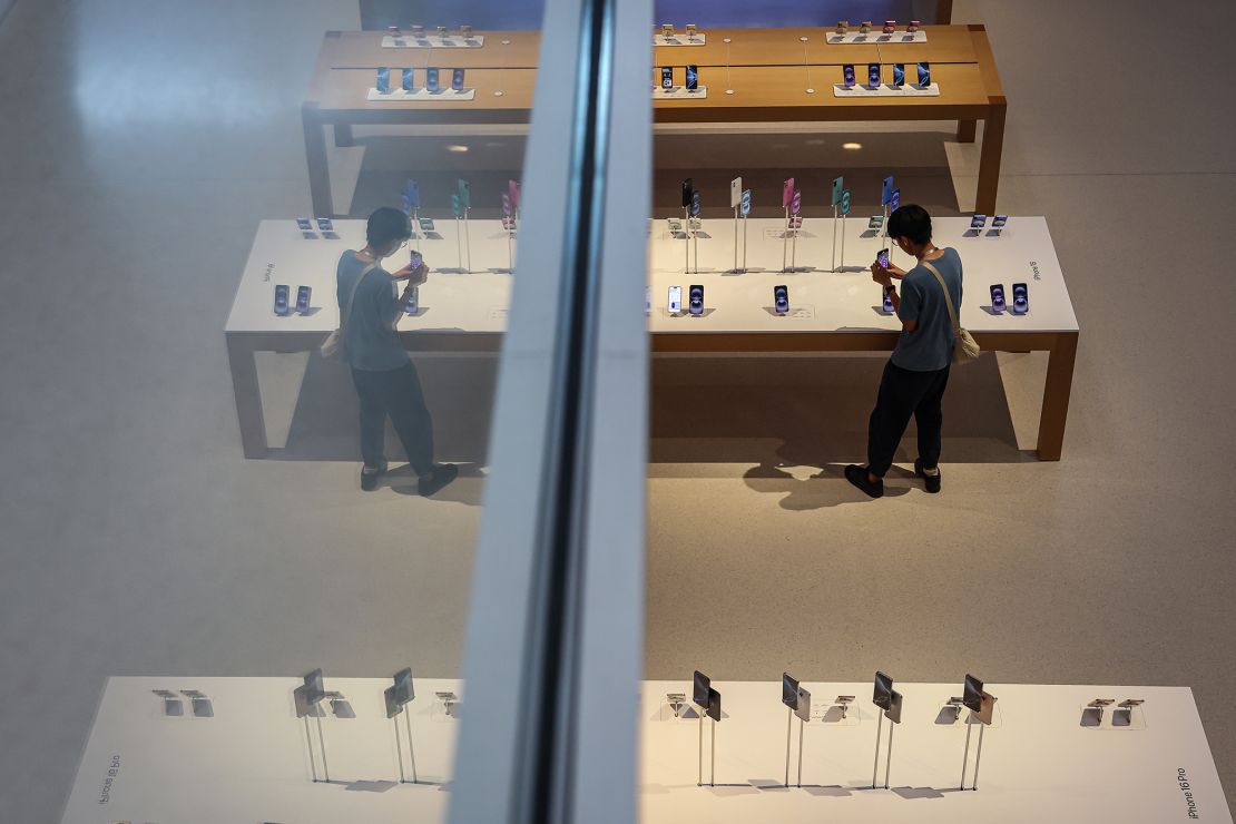 An Apple store on September 20, 2024, in Kuala Lumpur, Malaysia.