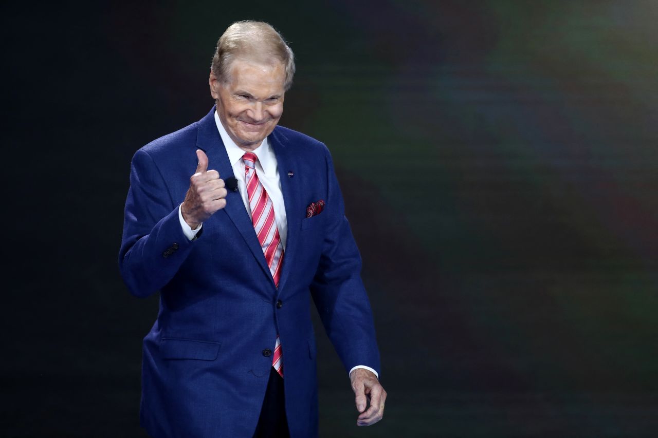 NASA administrator Bill Nelson attends the Clinton Global Initiative annual meeting in New York, on September 24.