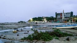 Garbage and debris are pictured on the beach after the arrival of Hurricane John in Puerto Escondido, Oaxaca state, Mexico on September 24, 2024. At least two people were killed in southern Mexico by the passage of Hurricane John, now downgraded to tropical storm, authorities reported. (Photo by Lucia ACERO / AFP) (Photo by LUCIA ACERO/AFP via Getty Images)