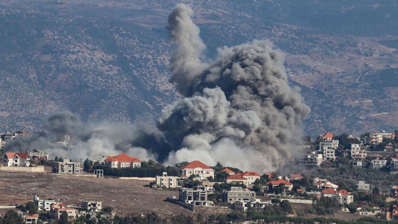 Israel strikes Lebanon as US pushes for ceasefire: Live updates | CNN