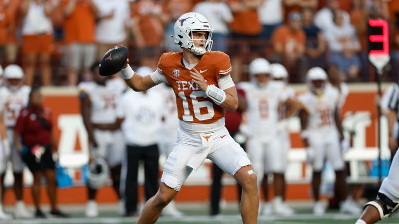 Texas QB Arch Manning says his grandpa apologized for NFL plan prediction