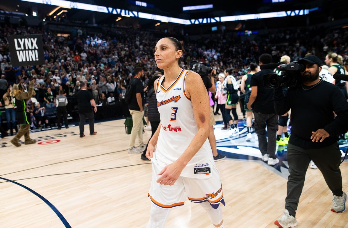 Taurasi leaves the field for what may be the last time as an active player.