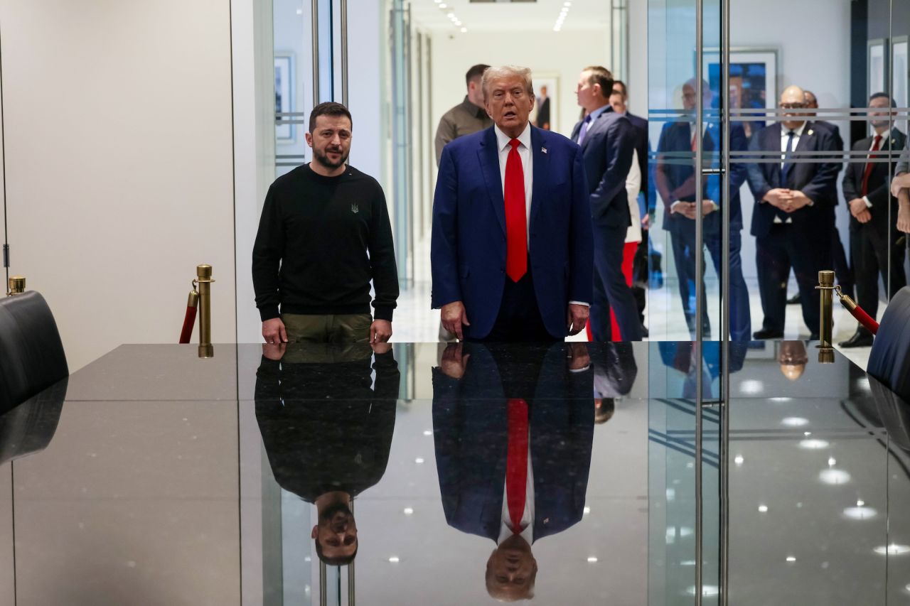 Former President Trump and Ukrainian President Zelensky meet on September 27, in New York City, while   Zelensky was in  New York for the United Nations General Assembly.