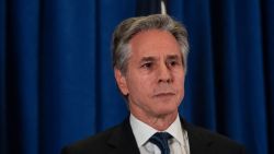 NEW YORK, NEW YORK - SEPTEMBER 27: U.S. Secretary of State Antony Blinken speaks to members of the press on September 27, 2024 in New York City. Blinken addressed global concerns raised during the United Nations General Assembly. (Photo by Stephanie Keith/Getty Images)