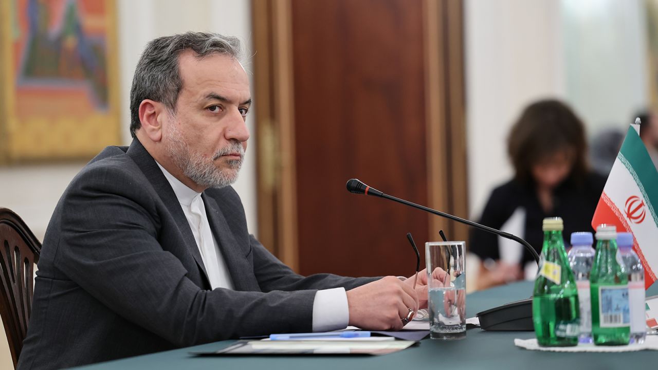 Iranian Foreign Minister Abbas Araghchi attends a meeting in New York, United States on September 27.