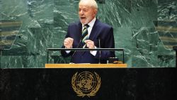 NEW YORK, NEW YORK - SEPTEMBER 24: Luiz Inácio Lula da Silva, President of the Federative Republic of Brazil, speaks during the United Nations General Assembly (UNGA) at the United Nations headquarters on September 24, 2024 in New York City. World leaders convened for the General Assembly as the world continues to experience major wars in Gaza, Ukraine and, Sudan along with a threat of a larger conflict in the Middle East.  (Photo by Michael M. Santiago/Getty Images)