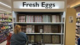 A customer shops for eggs at a grocery store on September 25 2024 in San Rafael California