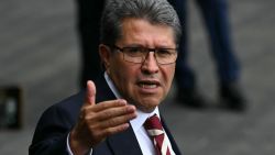 Deputy Ricardo Monreal, of the Morena party, arrives at the inauguration ceremony of Mexico's President-elect Claudia Sheinbaum at the Congress of the Union in Mexico City on October 1, 2024. (Photo by CARL DE SOUZA / AFP) (Photo by CARL DE SOUZA/AFP via Getty Images)