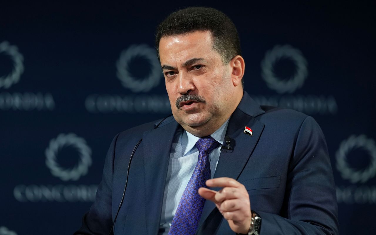 NEW YORK, NEW YORK - SEPTEMBER 25: Iraqi Prime Minister Mohammed Shia’ Al-Sudani attends 2024 Concordia Annual Summit at Sheraton New York Times Square on September 25, 2024 in New York City. (Photo by Leigh Vogel/Getty Images for Concordia Summit)