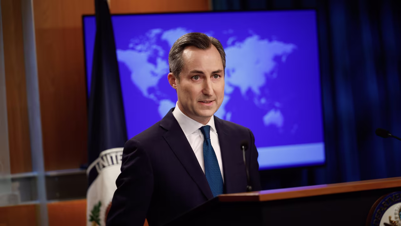 State Department spokesperson Matthew Miller on October 1 in Washington, DC.