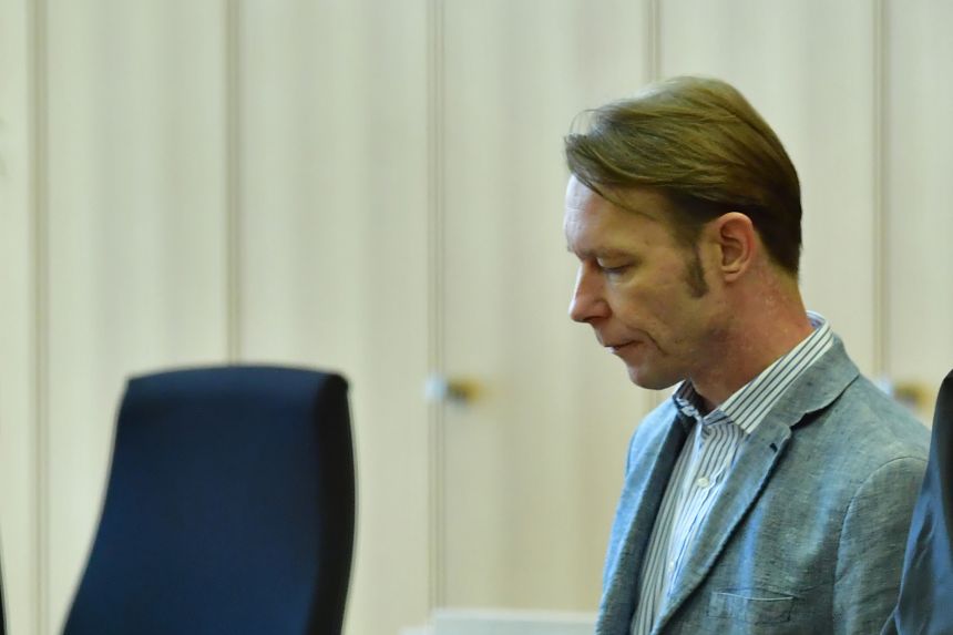 Christian Bruckner will arrive at the Landzerricht Braunschweig State Court for one of the final days of the sexual offence trials committed in Braunschweig, Germany on October 7, 2024.