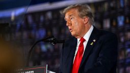 Former President Donald Trump in Miami on October 7, 2024.