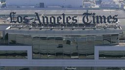 The Los Angeles Times building on September 30, 2024 in El Segundo, California.