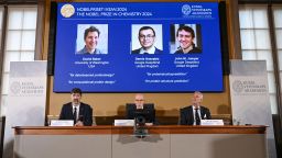 The Nobel Prize in chemistry was awarded to a trio of scientists who used artificial intelligence to “crack the code” of almost all known proteins.