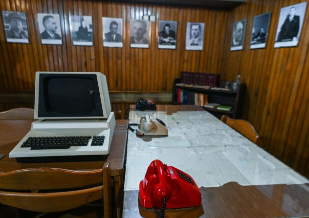 <strong>Bureaucracy of paranoia:</strong> The interior of the Minister of Internal Affairs' office within Bunk'Art 2,