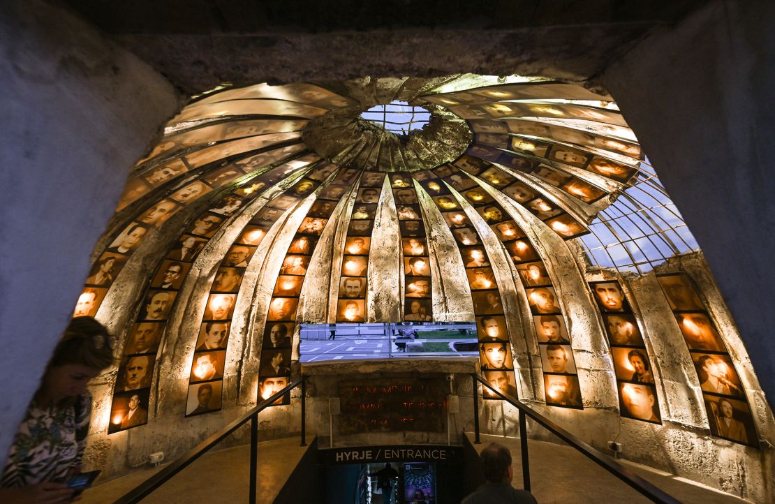 The entrance to the Bunk'Art 2 Museum in central Tirana.