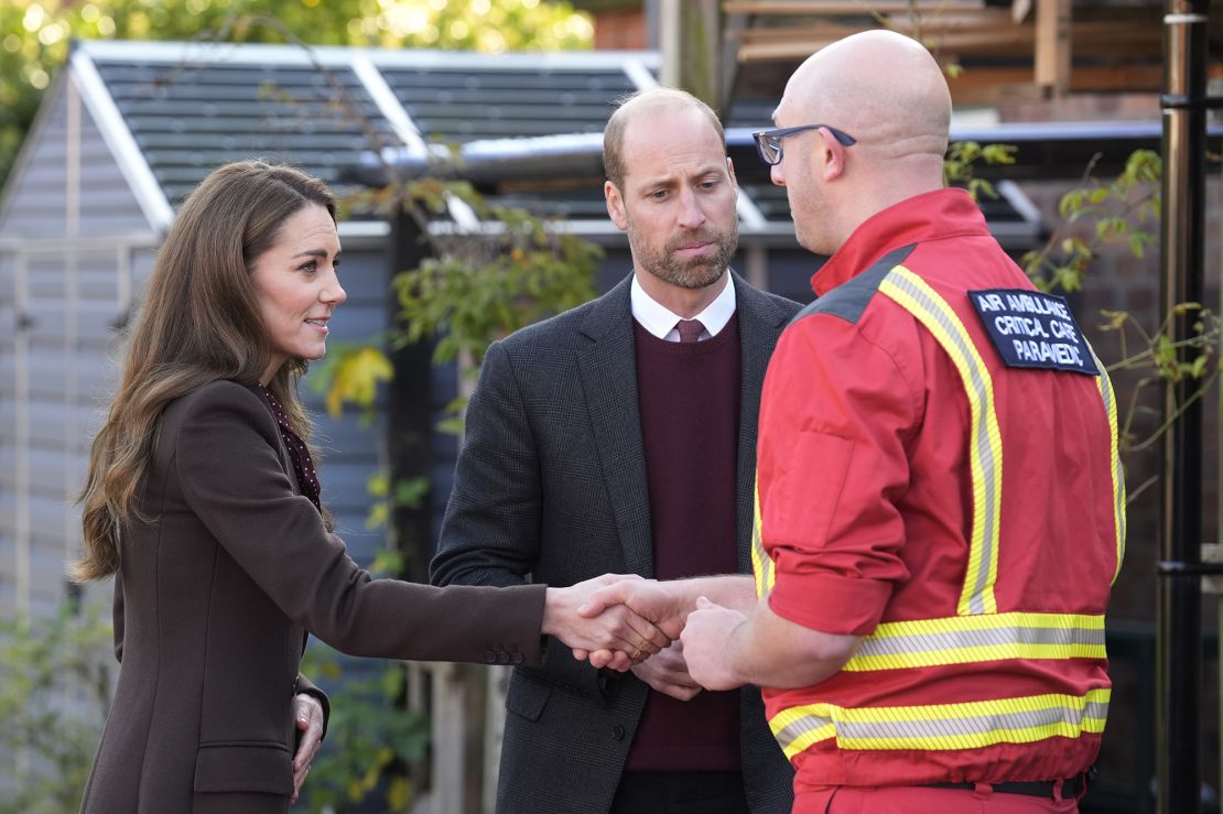 The couple wanted to hear how emergency medical services responded on the scene in July and also met with mental health professionals who have supported the Blue Light community in the months since.