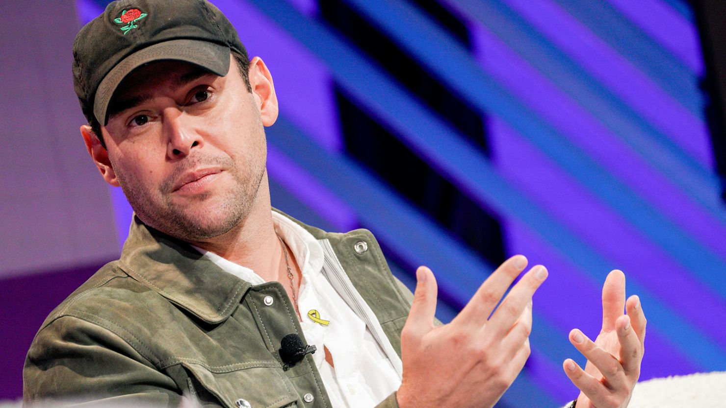 Scooter Braun, chief executive officer of Hybe America Inc., at the Bloomberg Screentime event in Los Angeles on Thursday.