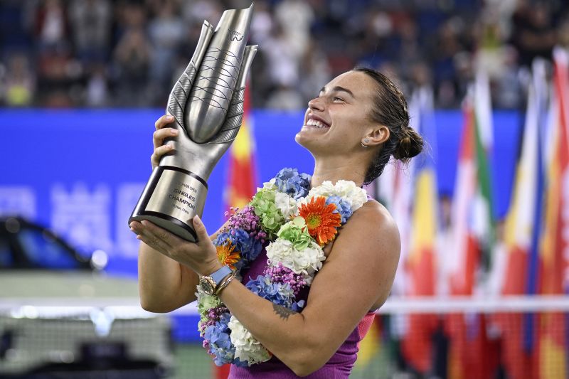 Aryna Sabalenka Defeats Home Favorite Zheng Qinwen To Win Third ...