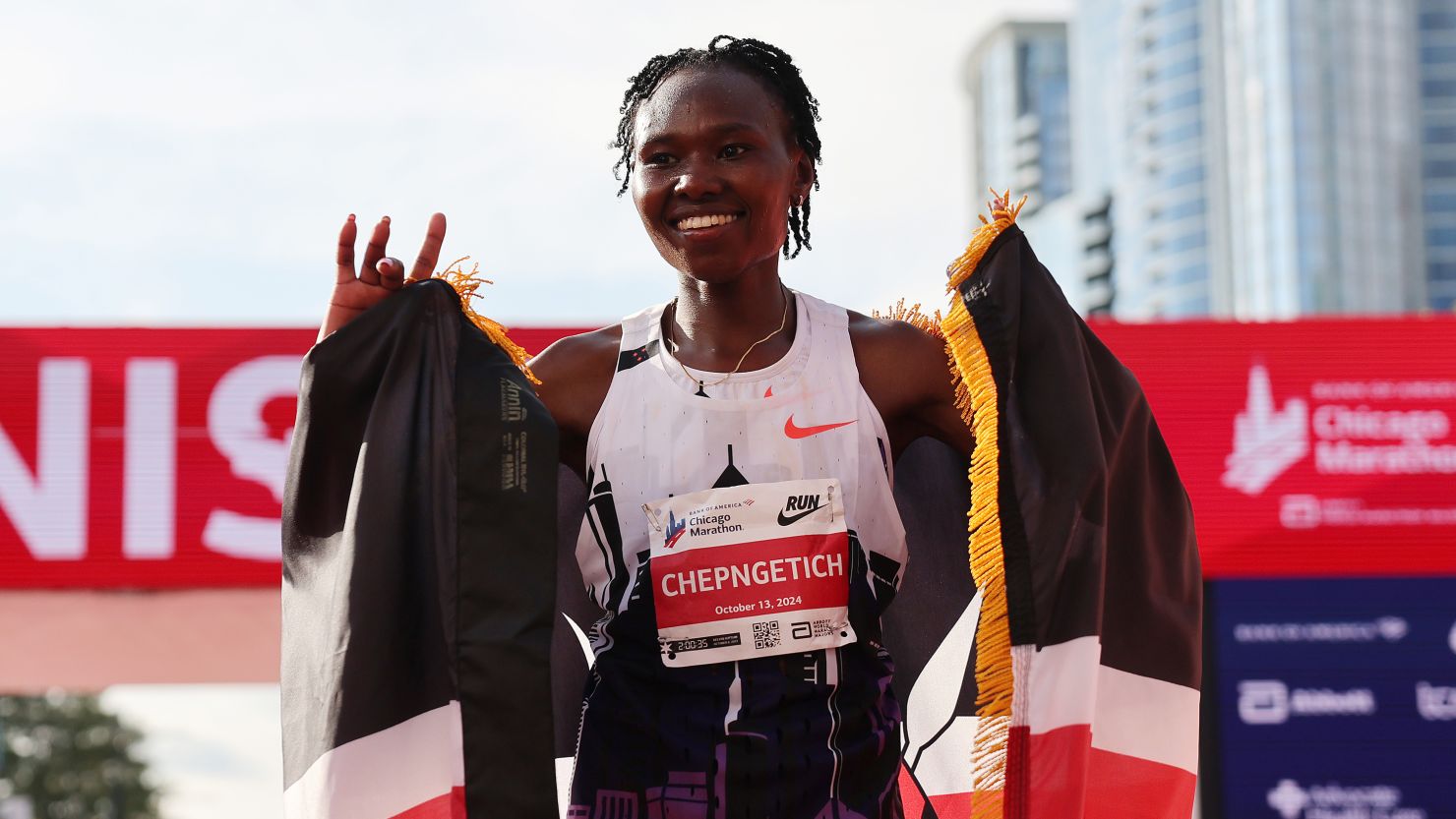 Ruth Chepngetich smashed the women's marathon world record.