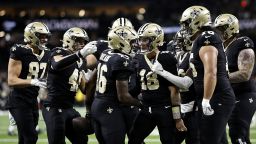 The fleur-de-lis symbol has long been associated with the New Orleans Saints.