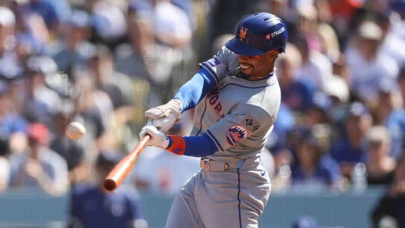 The Mets’ offense explodes early, evening the NLCS series with the Dodgers