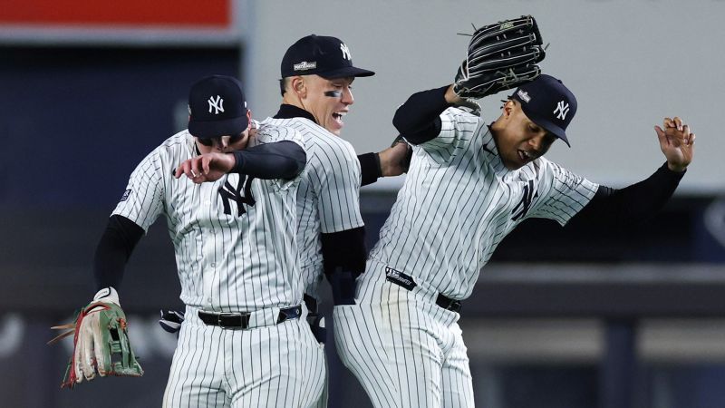 ALCS Game 1: The New York Yankees defeat the wild Cleveland Guardians