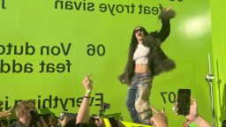 Charli XCX shared her new remix album with a few hundred fans at a special event at Storm King in New Windsor, New York, on Oct. 10, 2024.
