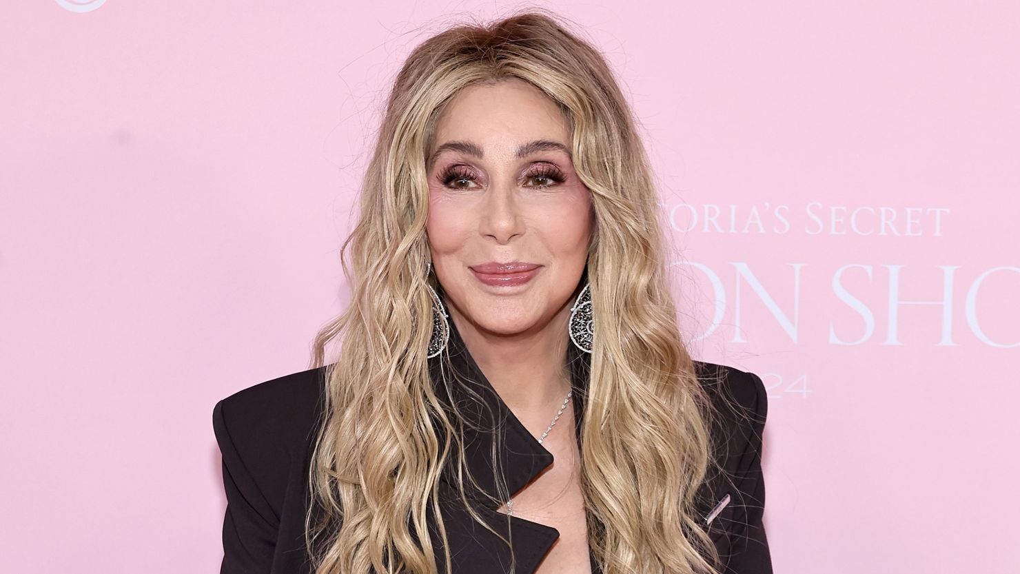 Cher attends the Victoria's Secret Fashion Show at Duggal Greenhouse on October 15, 2024, in Brooklyn, New York.
