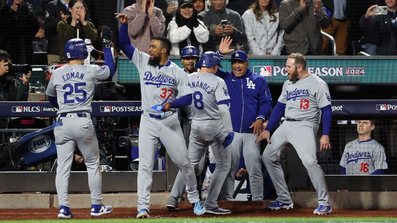 The Los Angeles Dodgers take a 2-1 NLCS lead after a dominant shutout in Game 3 against the New York Mets