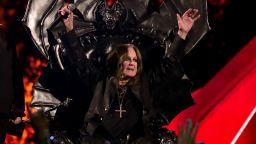 Ozzy Osbourne at the 2024 Rock & Roll Hall Of Fame Induction Ceremon in Cleveland.