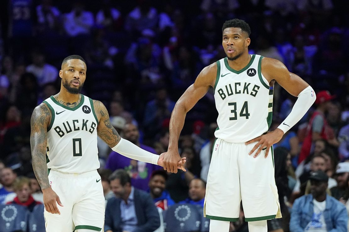 Damian Lillard and Giannis Antetokounmpo will try to lead the Bucks to the title.