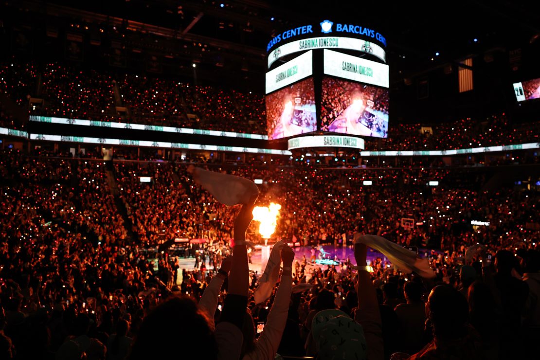 Fans were hyped at Game Five of the WNBA Finals at the Barclays Center.