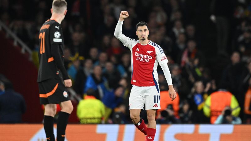 Arsenal bounces back from shock defeat with hard-fought Champions League win over Shakhtar Donetsk