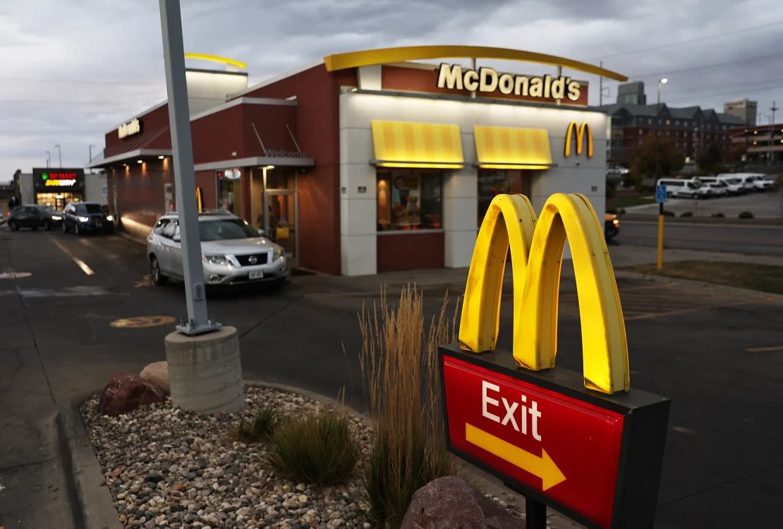 Un restaurante McDonald's en Omaha, Nebraska.