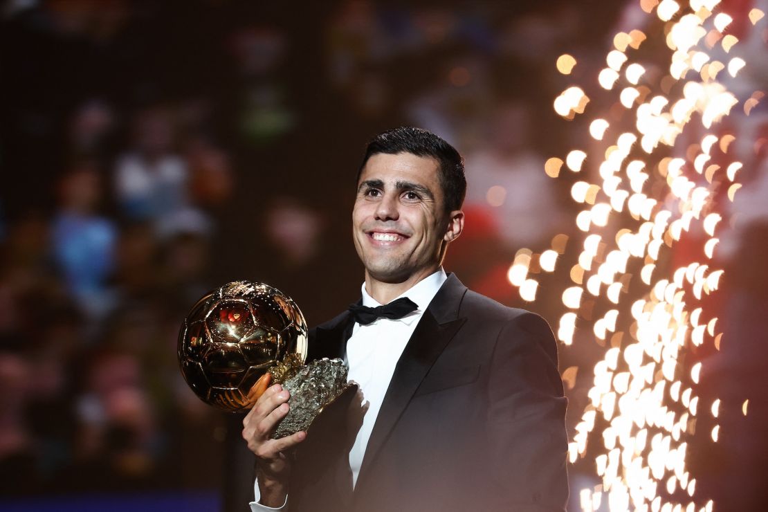 Rodri helped lead Manchester City and Spain to success in 2024.