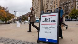 NEW YORK, NEW YORK - OCTOBER 29: New Yorkers participate in early voting at a polling site in Brooklyn on October 29, 2024 in New York City. As Election Day approaches on November 5th, millions of Americans are casting their ballots early at polling sites or drop boxes.  (Photo by Spencer Platt/Getty Images)