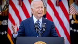 WASHINGTON, DC - NOVEMBER 07: U.S. President Joe Biden speaks about the results of the 2024 election in the Rose Garden on November 07, 2024 in Washington, DC. Former President Donald Trump defeated Democratic candidate Vice President Kamala Harris. Biden pledged to work with the Trump team to ensure a smooth transition and invited the former President for an Oval Office meeting. (Photo by Andrew Harnik/Getty Images)