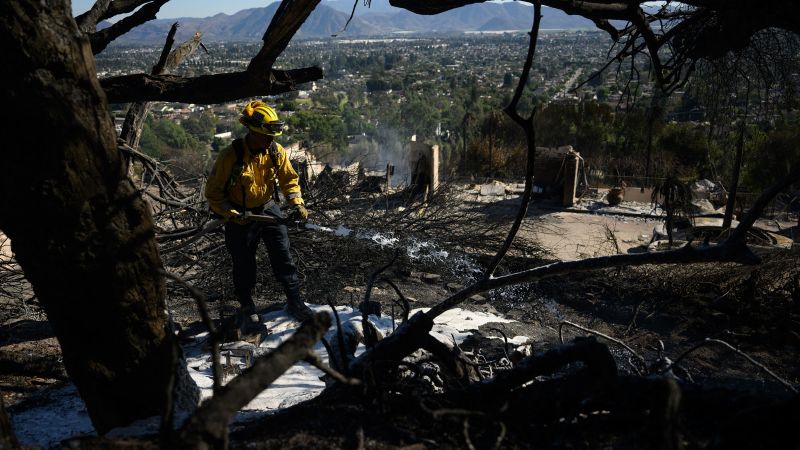 18-year-old crew member killed as firefighters battle dangerous wildfires burning on both coasts