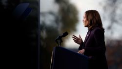 WASHINGTON, DC - NOVEMBER 06:  Democratic presidential nominee, U.S. Vice President Kamala Harris speaks on stage as she concedes the election, at Howard University on November 06, 2024 in Washington, DC. After a contentious campaign focused on key battleground states, the Republican presidential nominee, former U.S. President Donald Trump was projected to secure the majority of electoral votes, giving him a second term as U.S. President. Republicans also secured control of the Senate for the first time in four years.   (Photo by Kevin Dietsch/Getty Images)