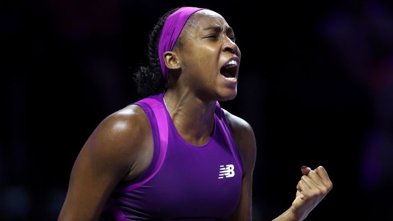 Coco Gauff becomes youngest player in 14 years to reach final of WTA Finals after stunning world No. 1 Aryna Sabalenka | CNN