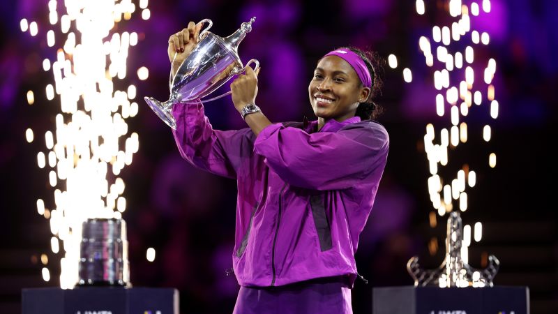 Coco Gauff completes dream run to become youngest to win WTA Finals in 20 years | CNN