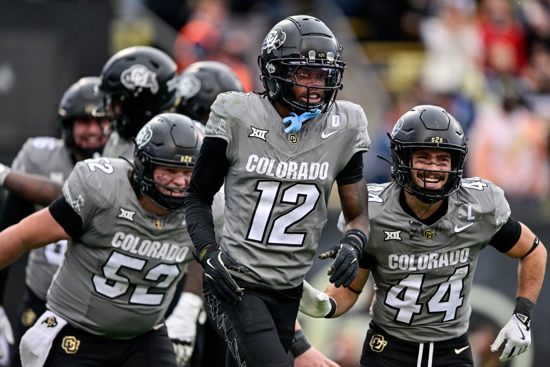 Heisman Trophy winner Travis Hunter (No. 12) and the Colorado Buffaloes will be absent from this year's postseason tournament.