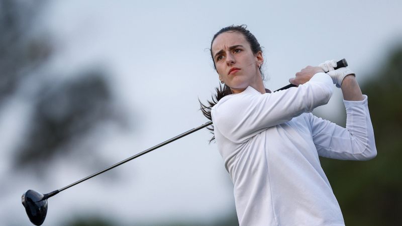 Caitlin Clark swaps three-pointers for par threes at LPGA event