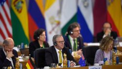 Australia's Prime Minister Anthony Albanese attends the opening session of the G20 Summit in Rio de Janeiro, Brazil, on November 18, 2024. (Photo by Daniel RAMALHO / AFP) (Photo by DANIEL RAMALHO/AFP via Getty Images)