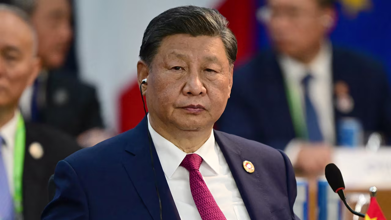 China's President Xi Jinping looks on during the second session of the G20 Leaders' Meeting in Rio de Janeiro, Brazil, on November 18.