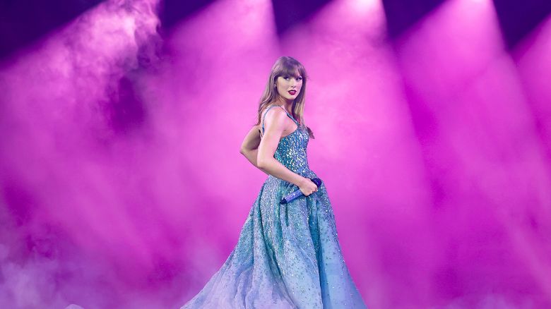 Taylor Swift performs onstage during "Taylor Swift | The Eras Tour" at Rogers Centre on November 14, 2024 in Toronto, Ontario.