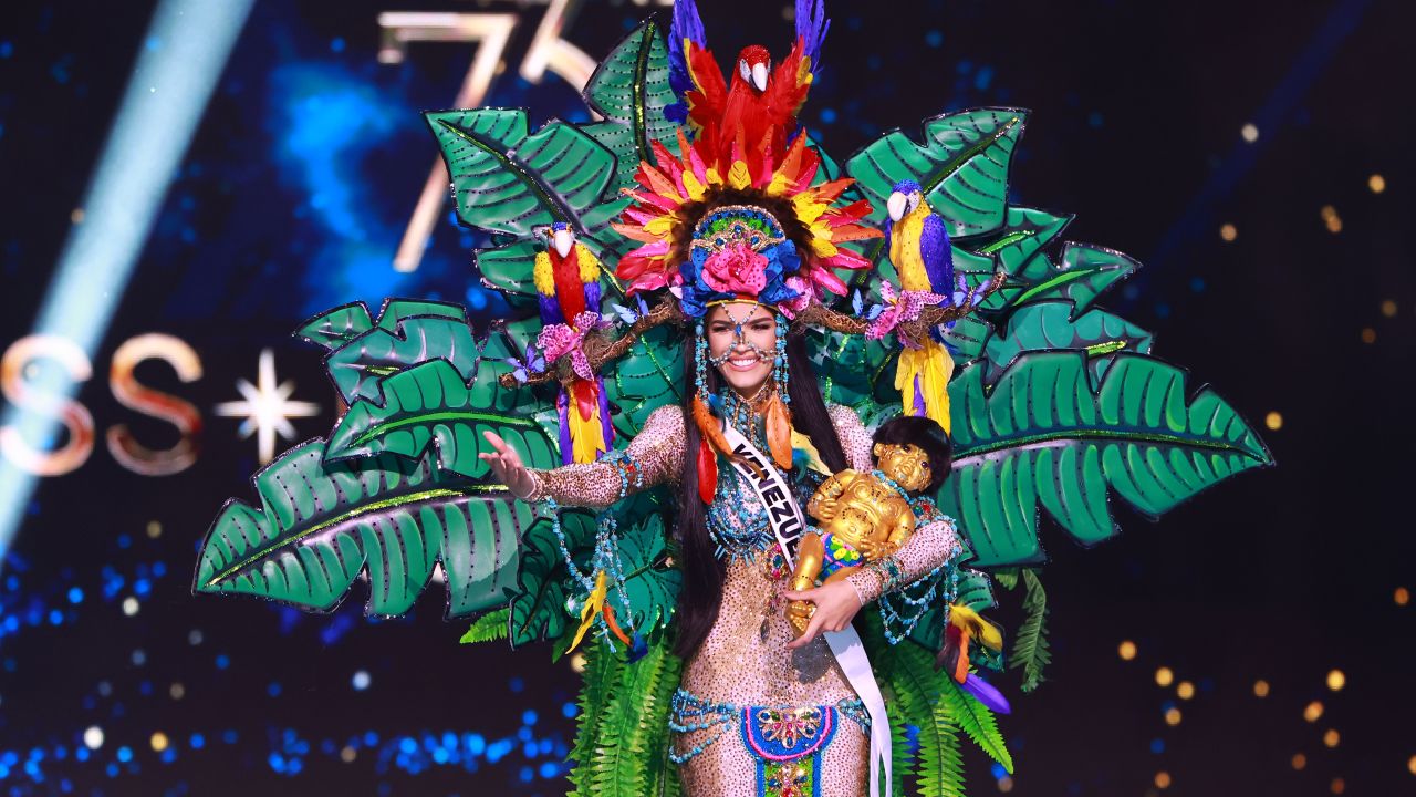 MEXICO CITY, MEXICO - NOVEMBER 14: Miss Venezuela Ileana Marquez participates in the The 73rd Miss Universe Competition - Preliminary Competition at Arena Ciudad de Mexico on November 14, 2024 in Mexico City, Mexico. (Photo by Hector Vivas/Getty Images)