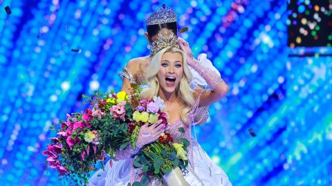 Miss Denmark, Victoria Kjær Theilvig, is crowned as Miss Universe 2024 in The 73rd Miss Universe Competition - show at Arena Ciudad de Mexico in Mexico City, Mexico, on November 16, 2024.